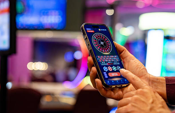 Live casino table with professional dealers